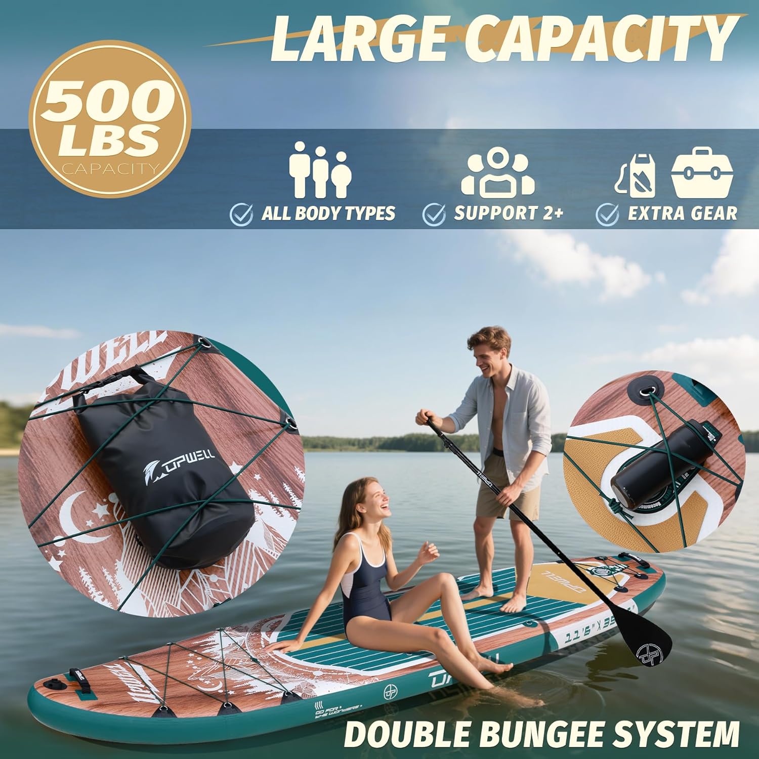 Inflatable Stand Up Paddle Boa - Stand Up Paddle Leash ulasan dan harga