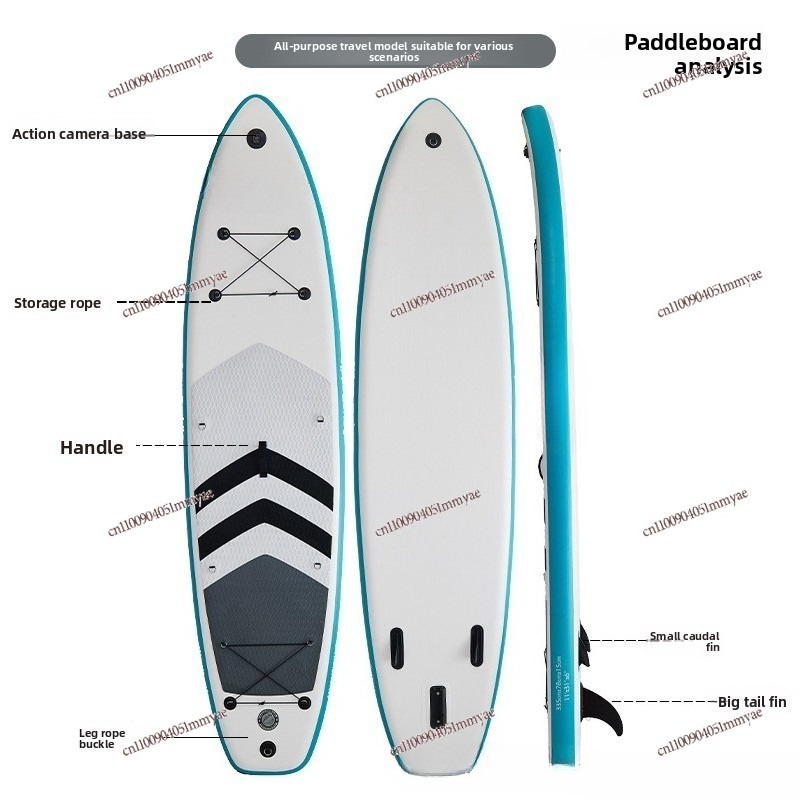 New Inflatable PVC Stand Up Pa - Aquatic Sports Activities ulasan dan harga