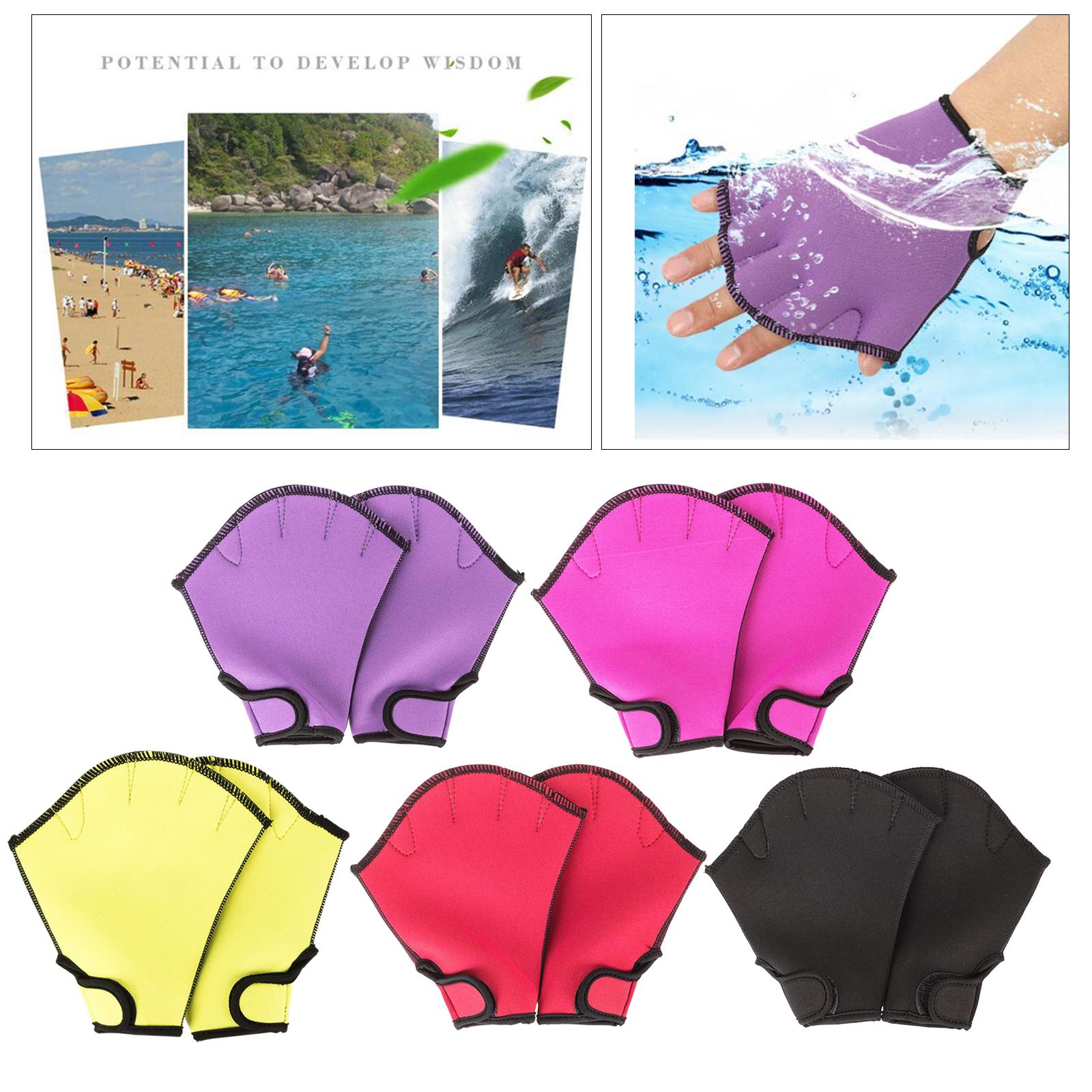 Nylon Webbed Swimming Gloves W - Aquatic Sports Equipment ulasan dan harga