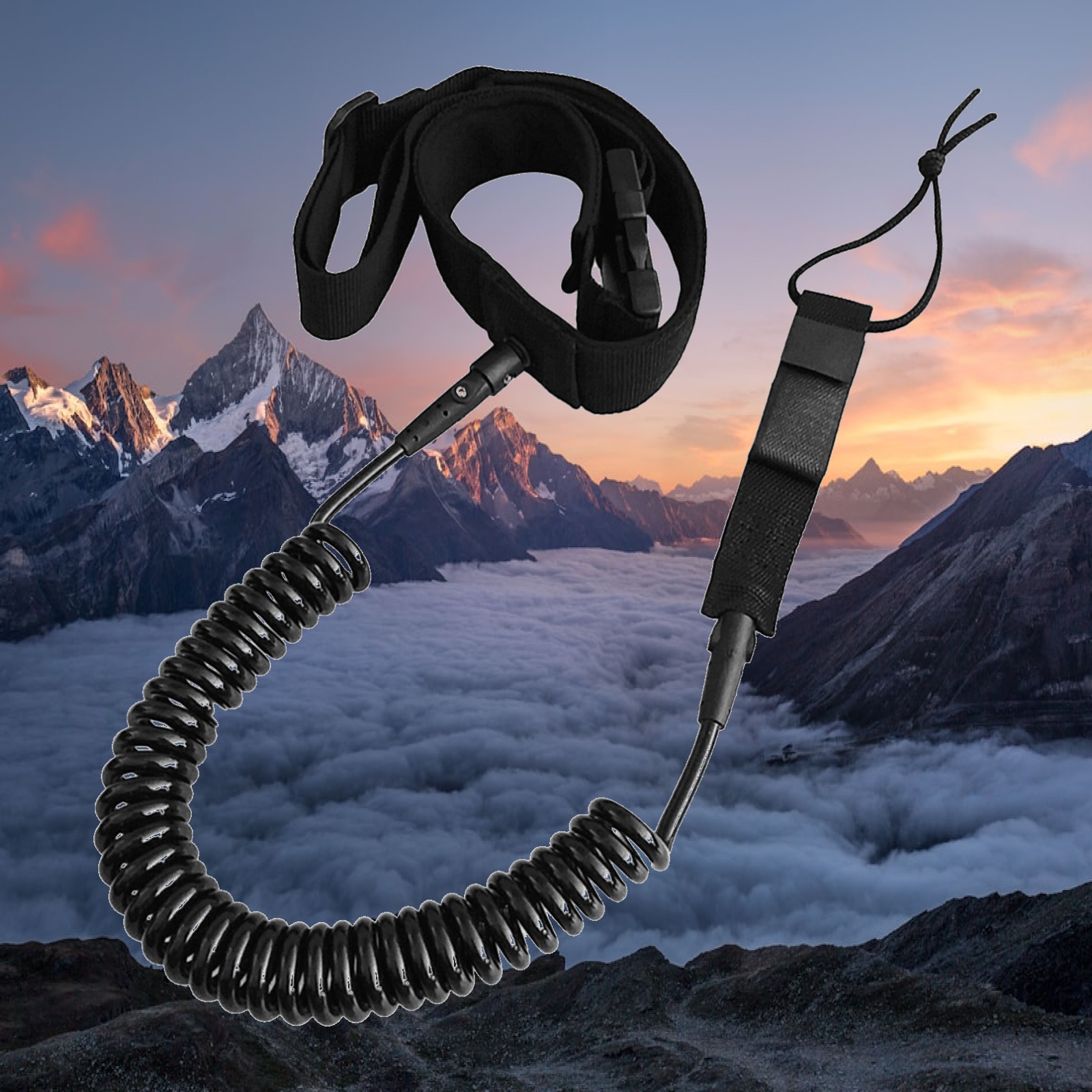 Coiled SUP Leash Durable TPU S - Stand Up Paddle Leash ulasan dan harga